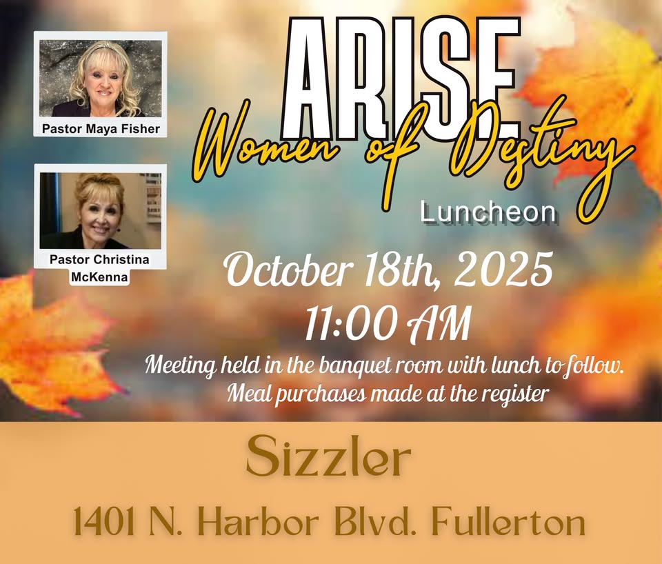 2025 Fall ARISE Women of Destiny Luncheon&nbsp;🍂